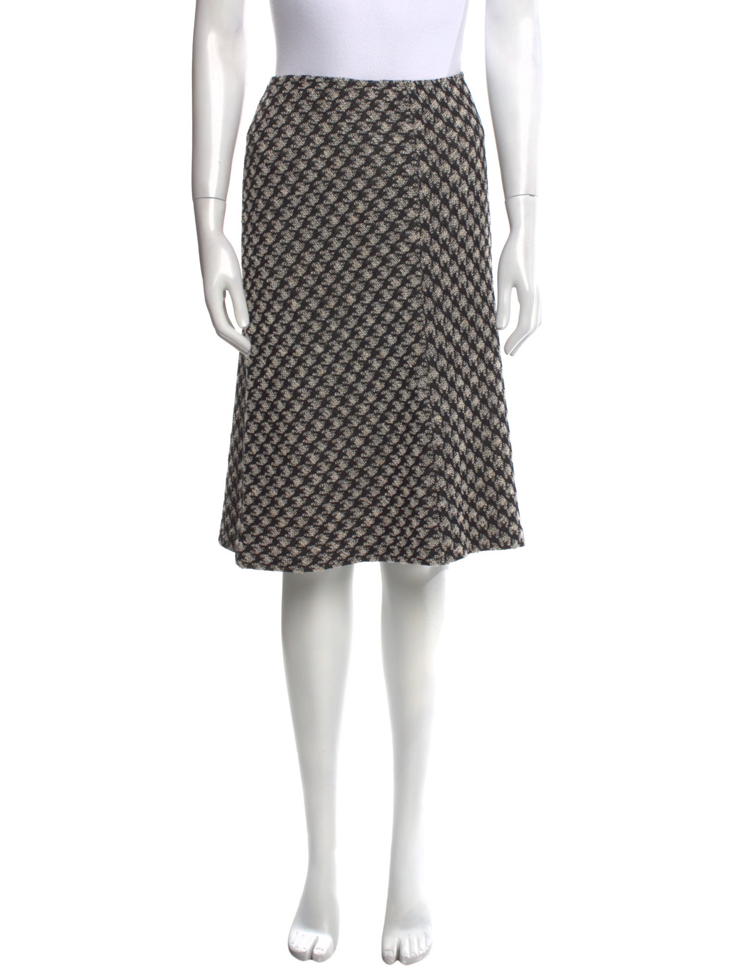 St. John Wool Knee-Length Skirt