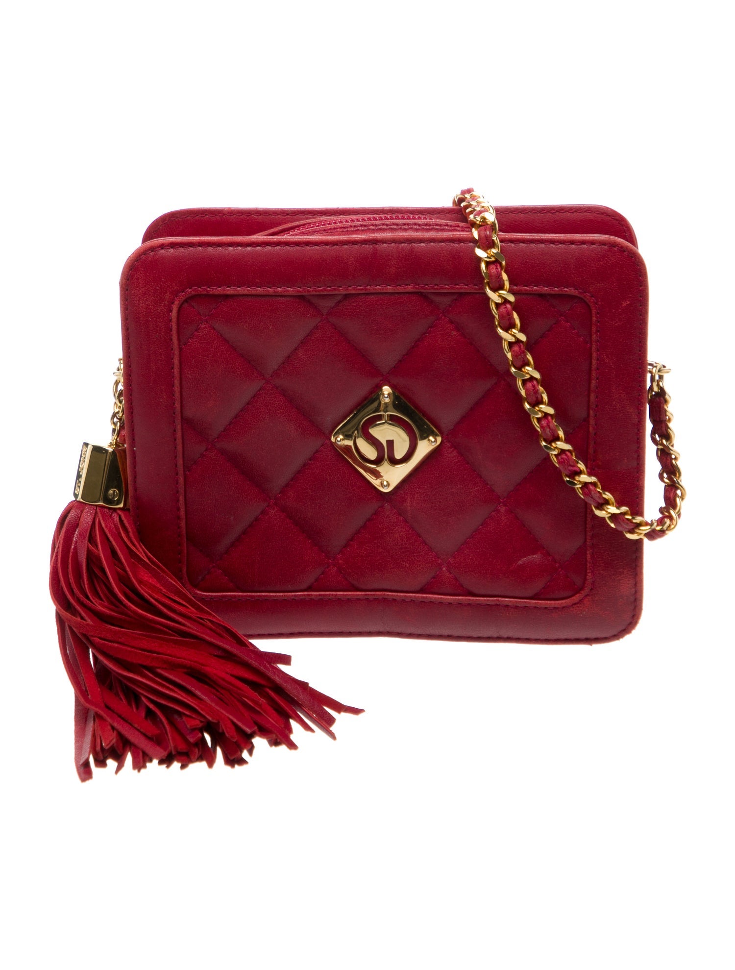 St. John Leather Crossbody Bag