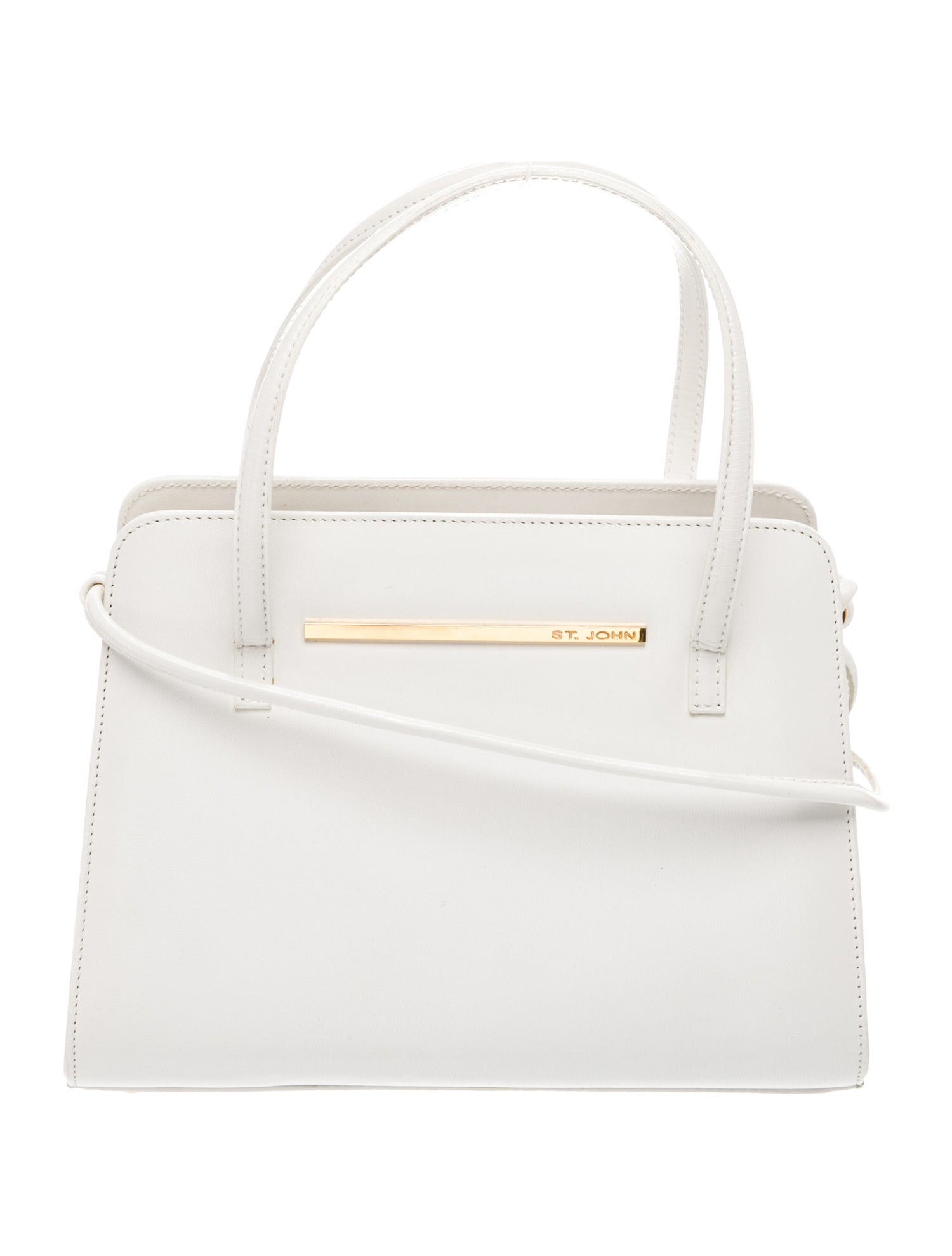 St. John Leather Shoulder Bag