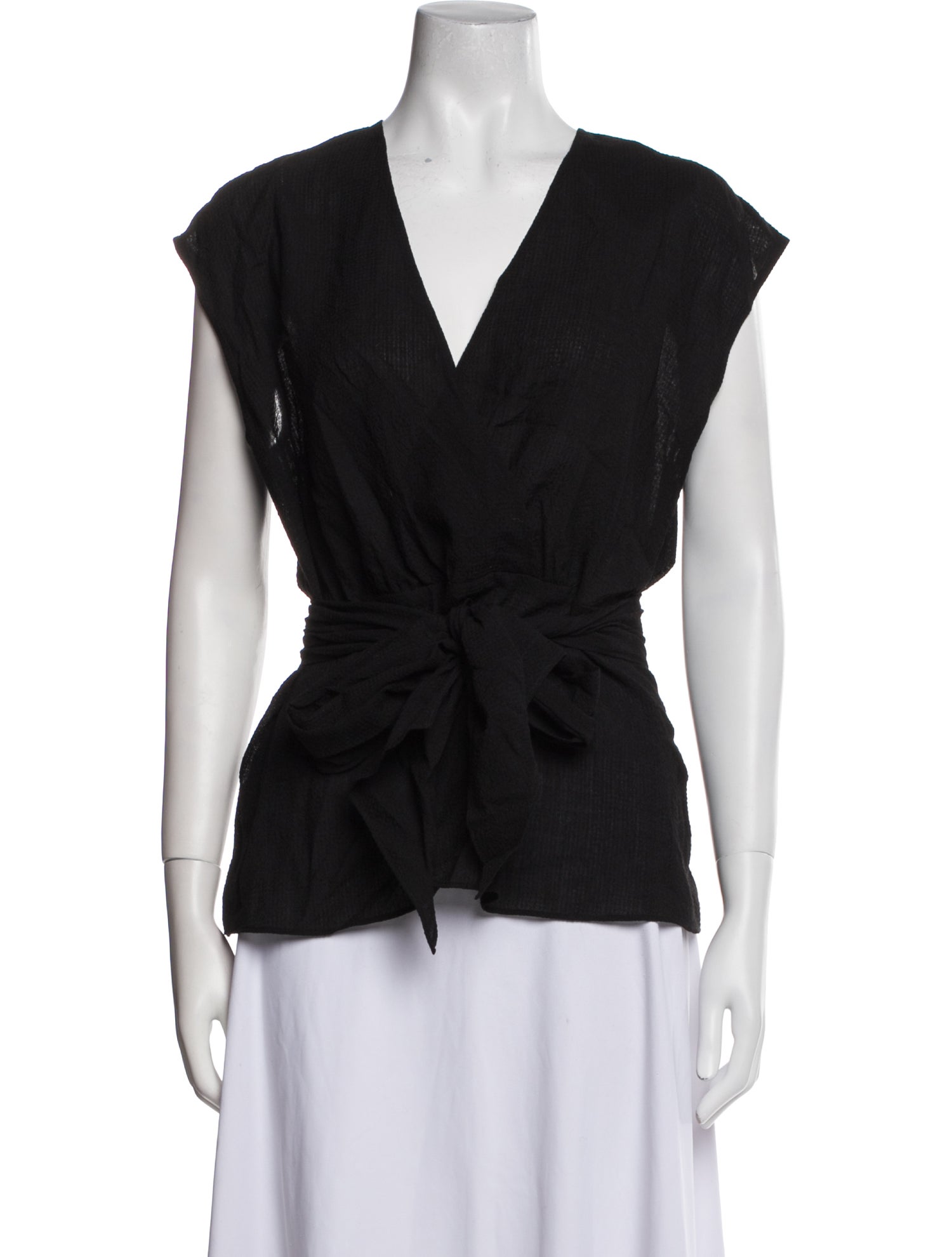 St. John Wool V-Neck Top w/ Tags