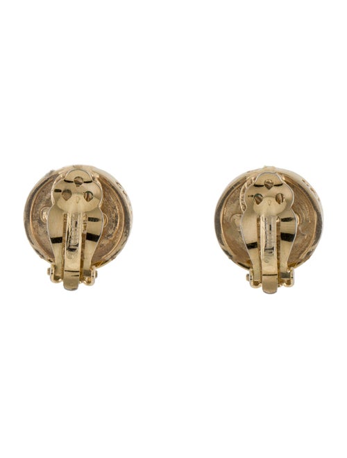 St. John X Gray & Griffith Heart Cross Clip On Earrings