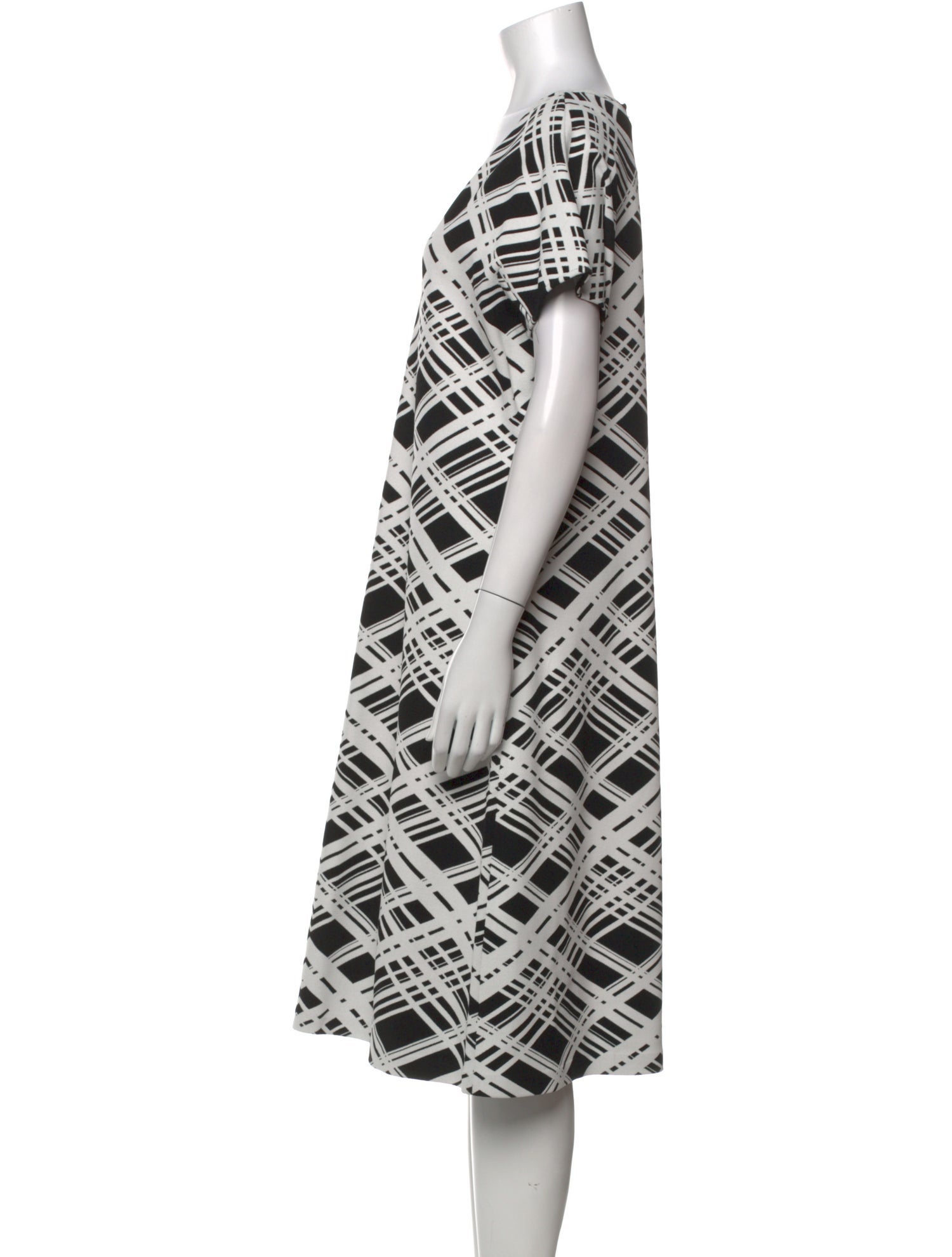 St. John Printed Midi Length Dress w/ Tags