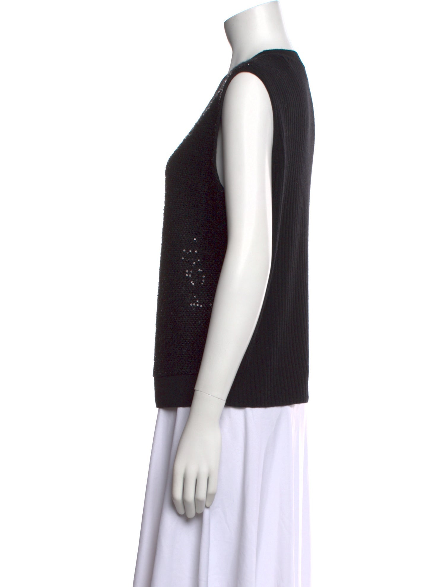 St. John Wool Crew Neck Top