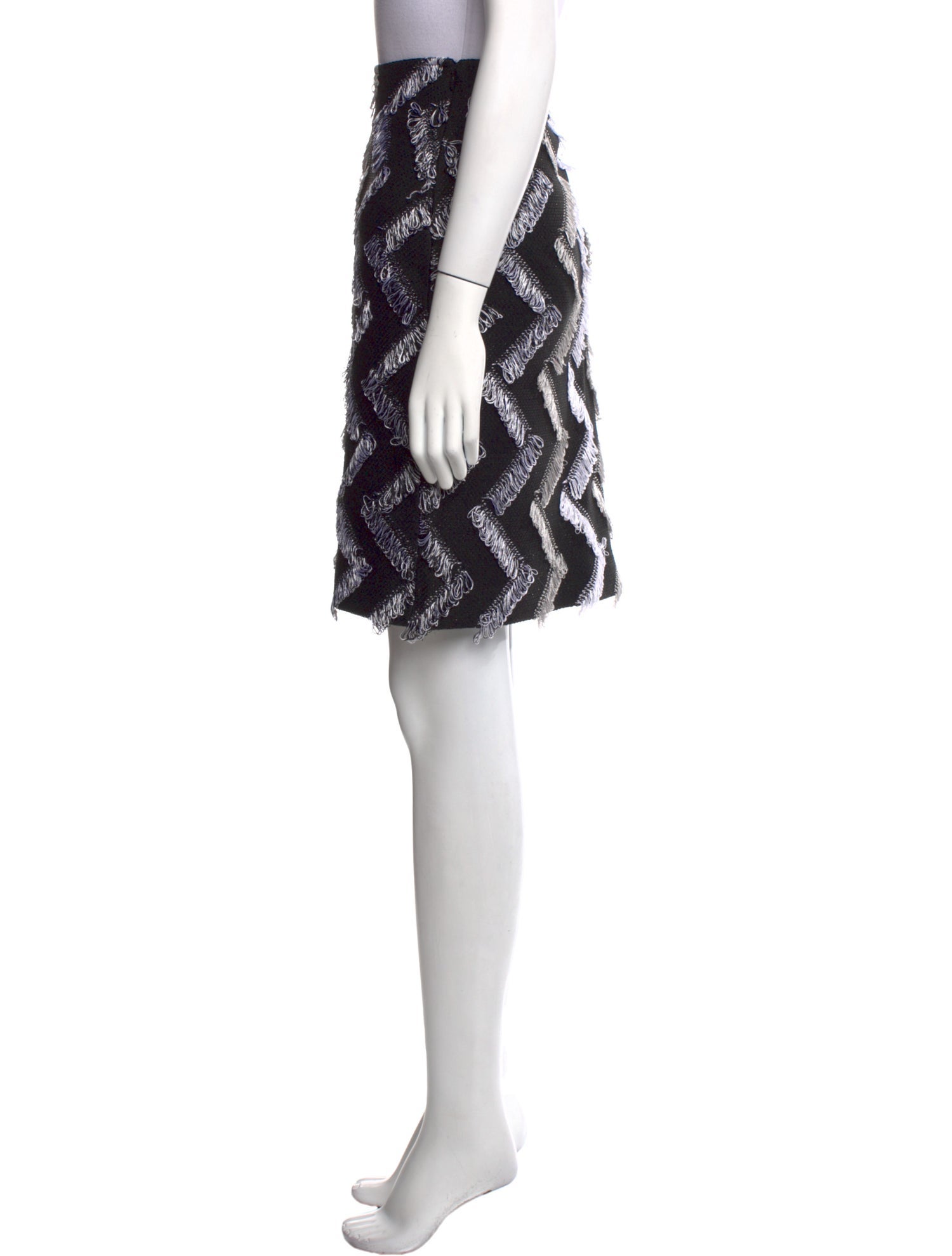 St. John Printed Knee-Length Skirt