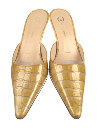 St. John Leather Mules