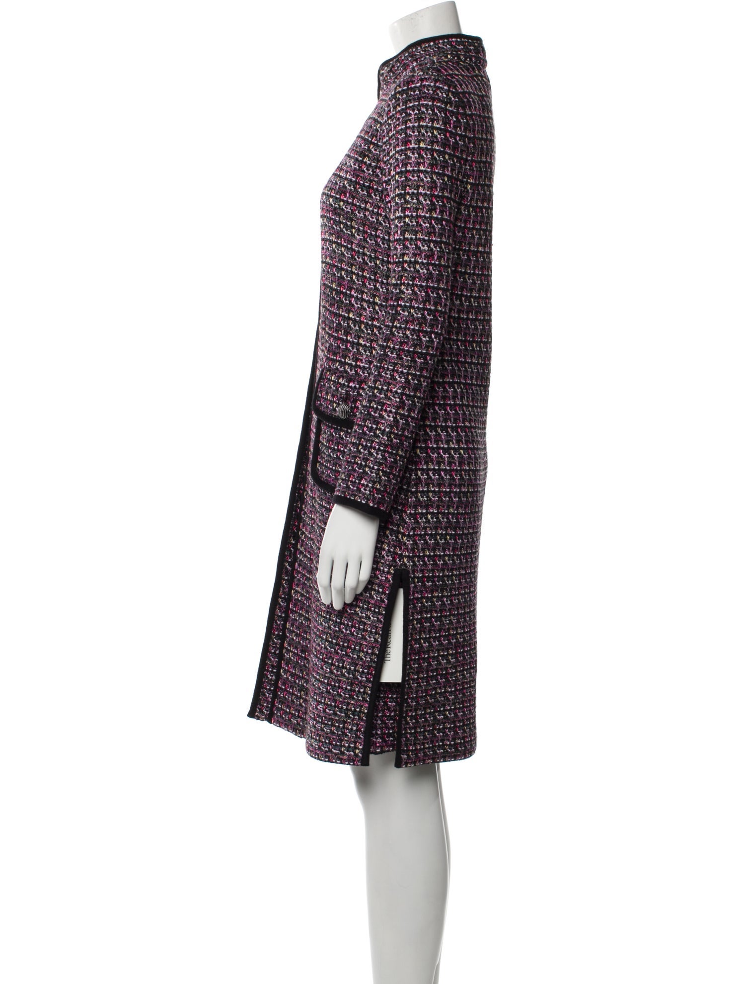 St. John Wool Tweed Pattern Dress Set
