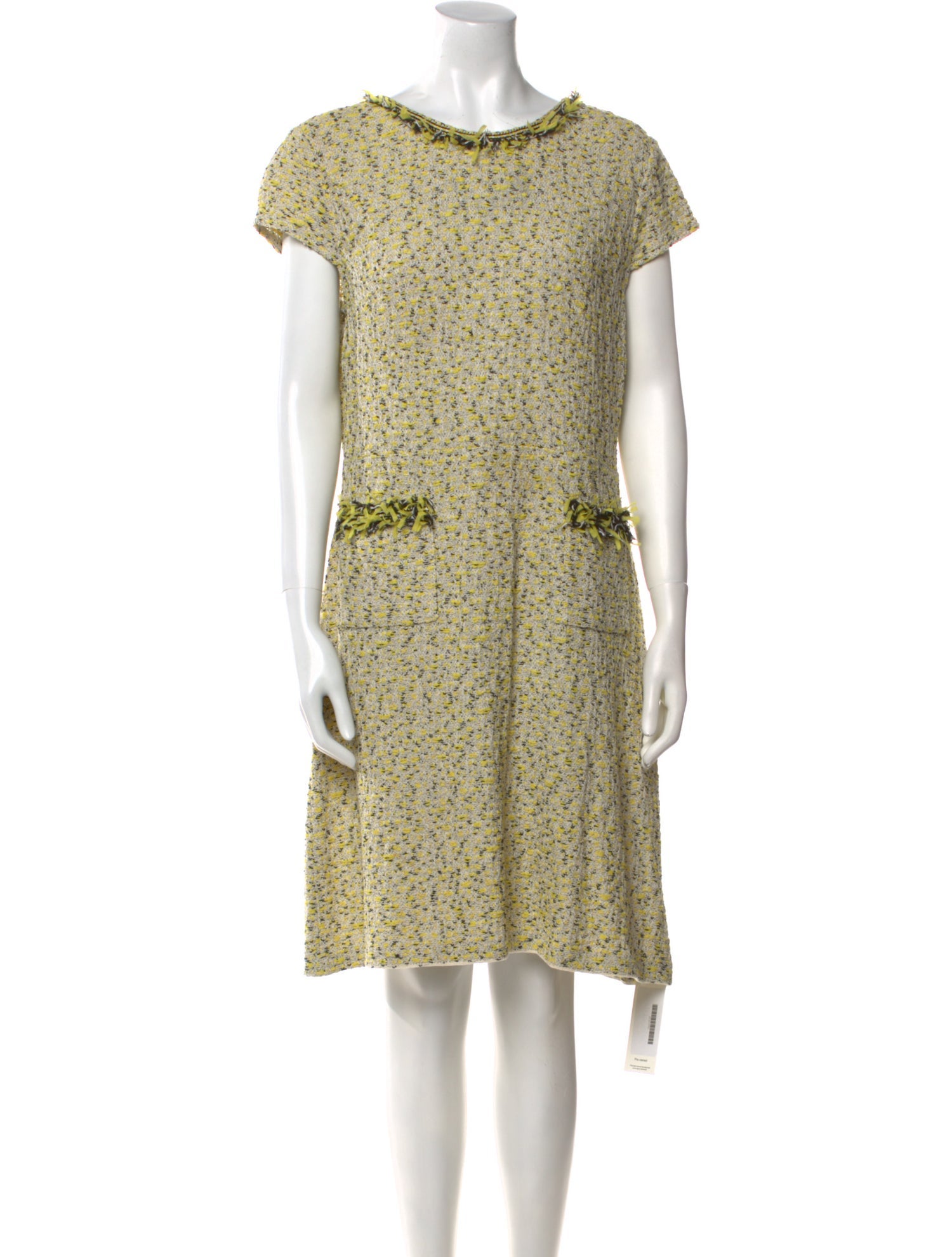 St. John Printed Knee-Length Dress