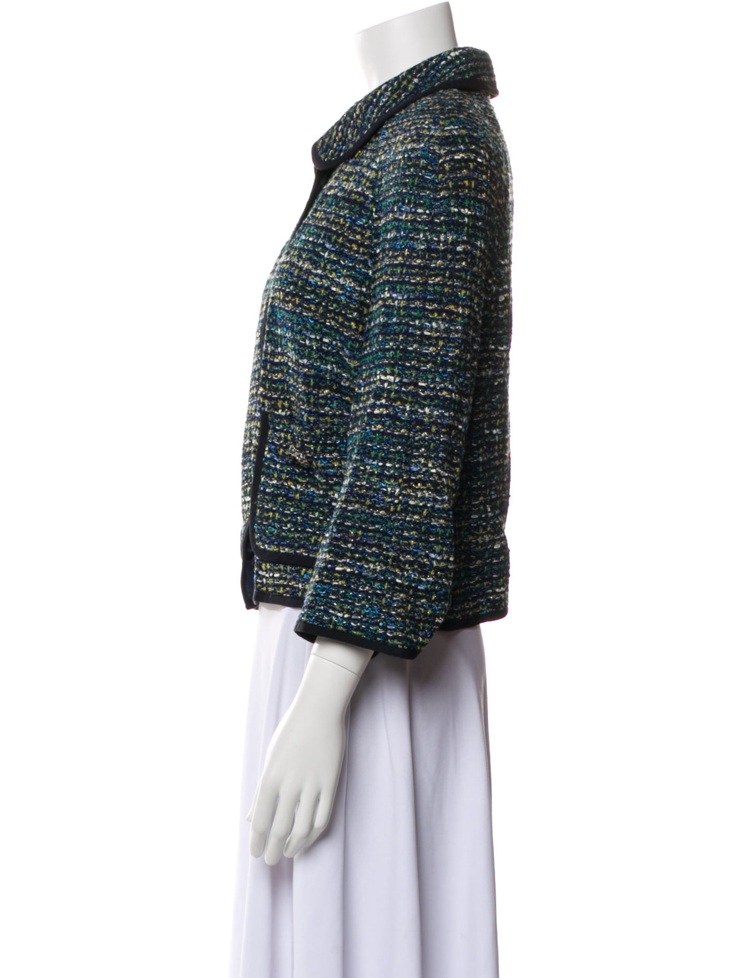 St. John Tweed Pattern Jacket