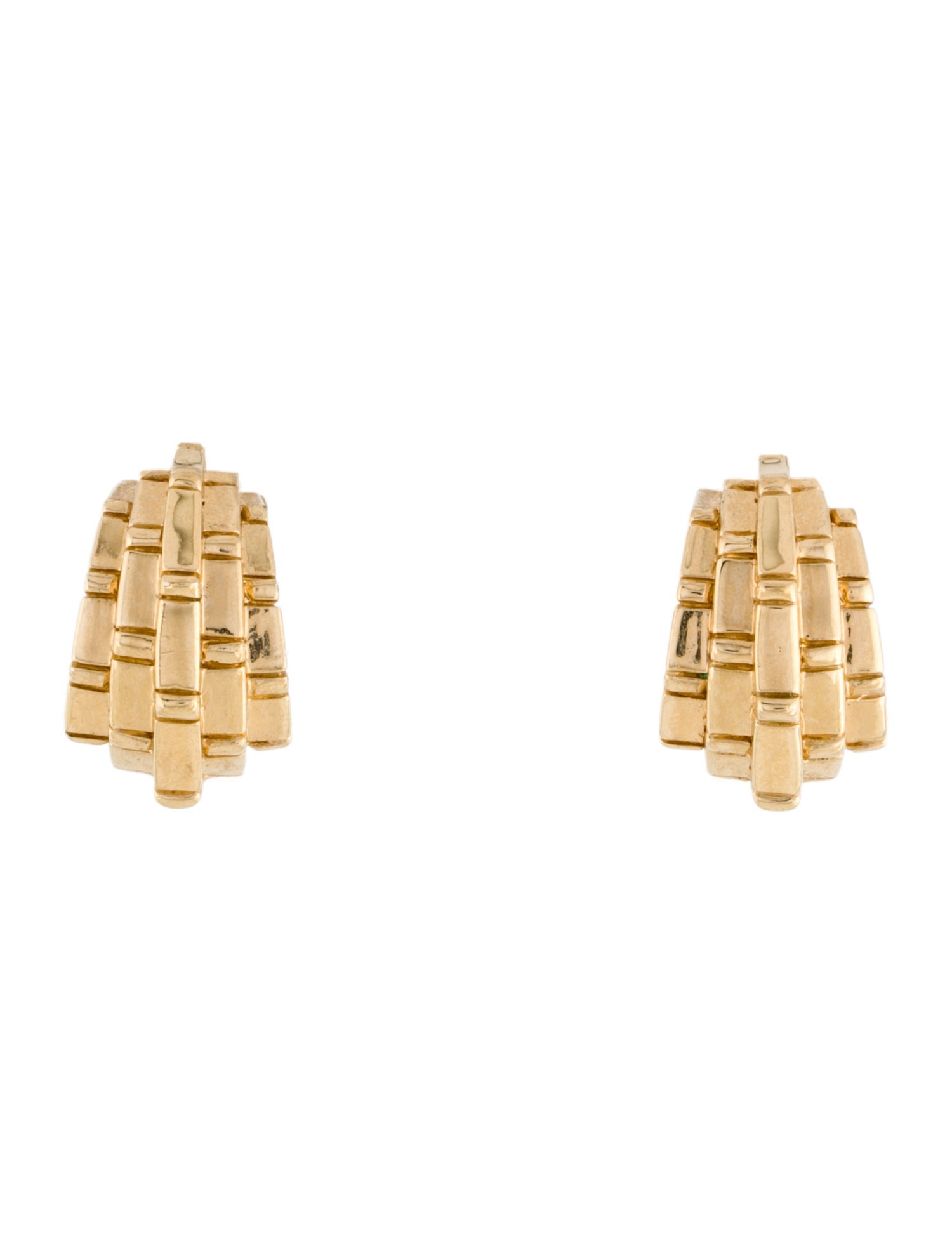 St. John Textured Clip-On Earrings