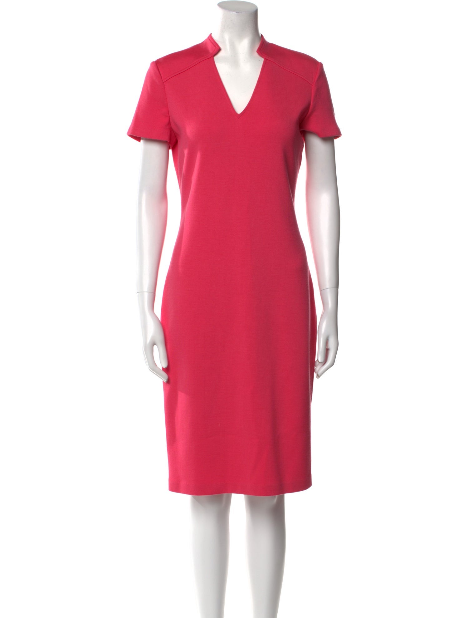 St. John Wool Knee-Length Dress