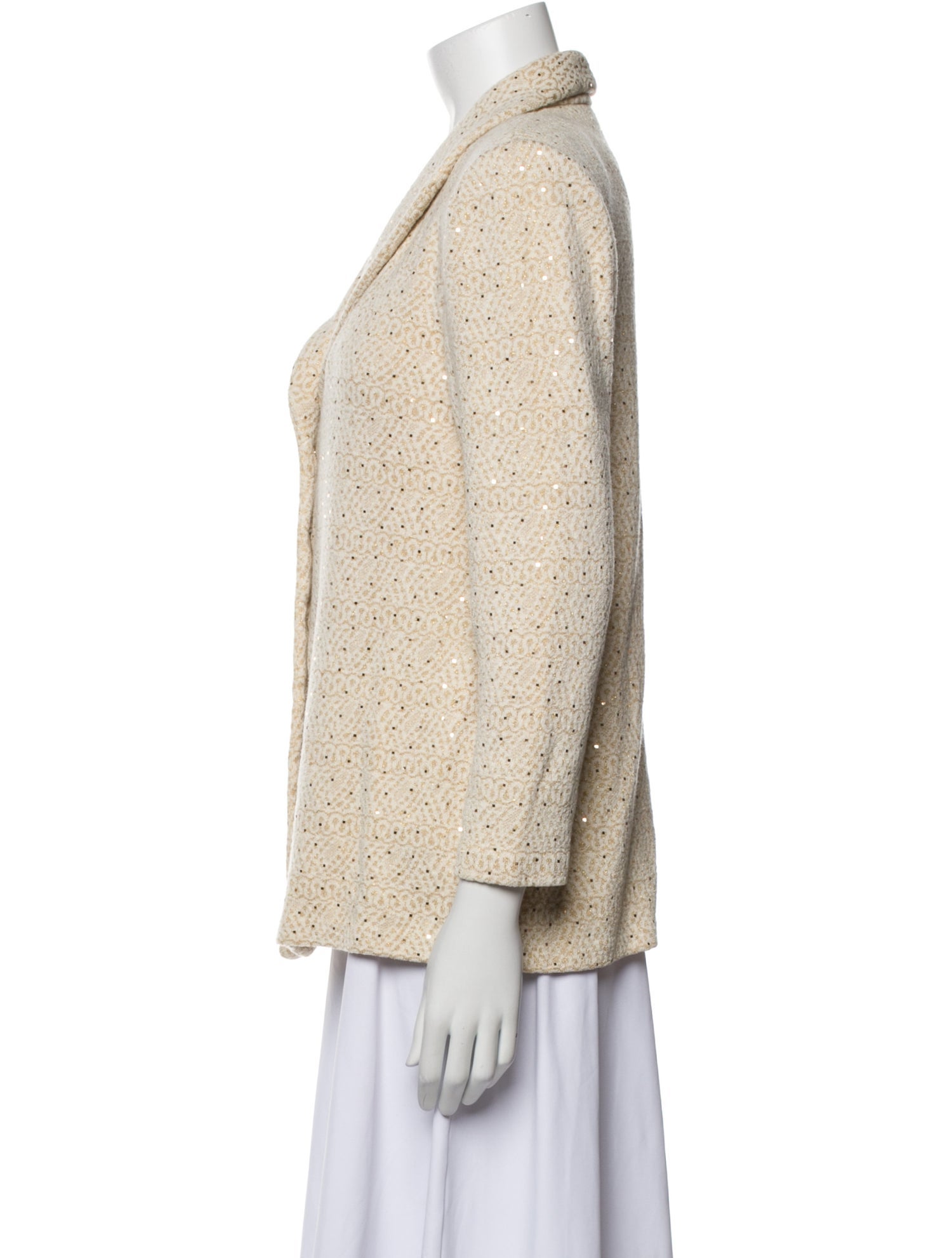 St. John Tweed Pattern Blazer