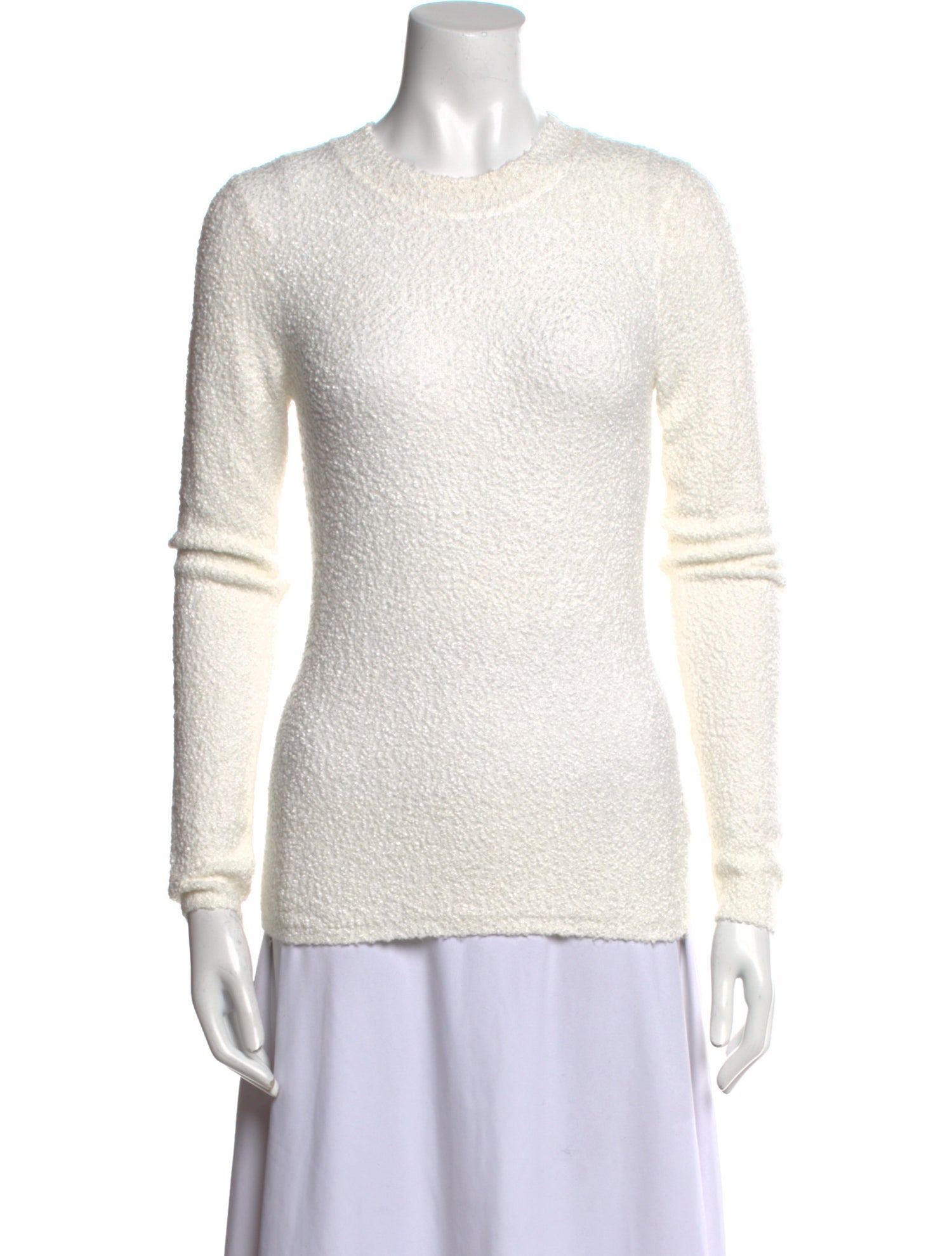 St. John Crew Neck Long Sleeve Sweatshirt