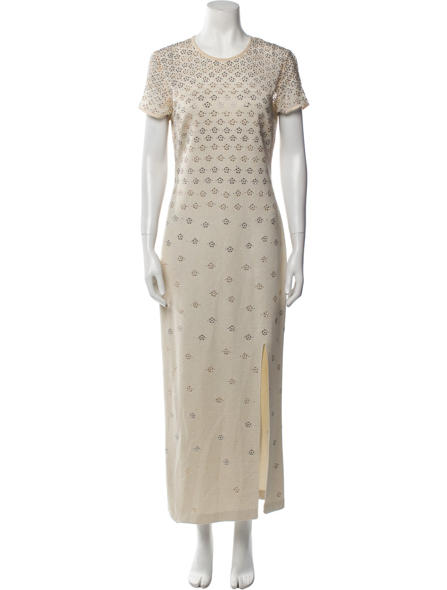 St. John Printed Long Dress