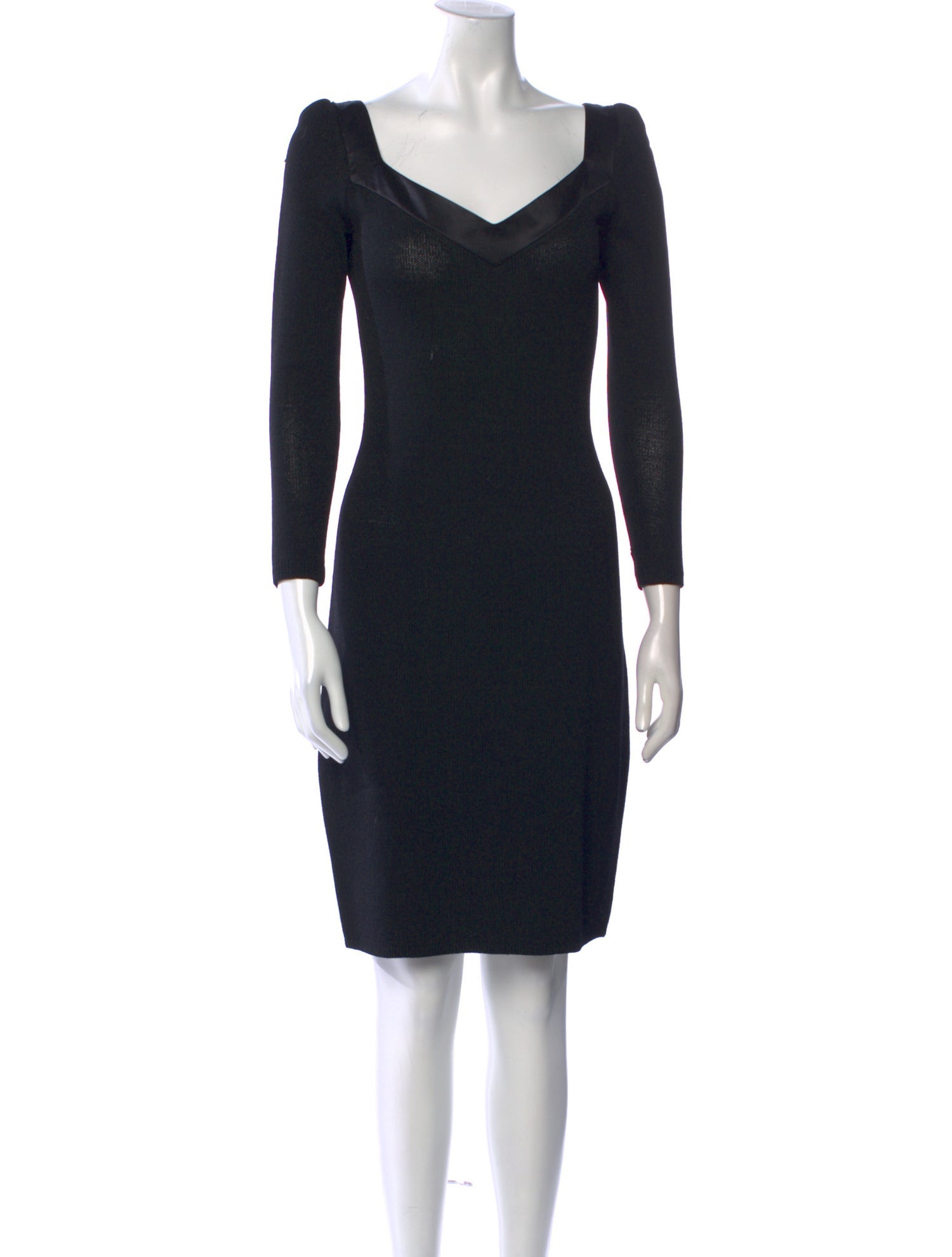 St. John Wool Knee-Length Dress