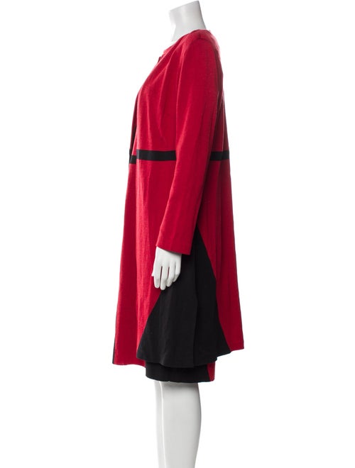 St. John Colorblock Pattern Dress Set