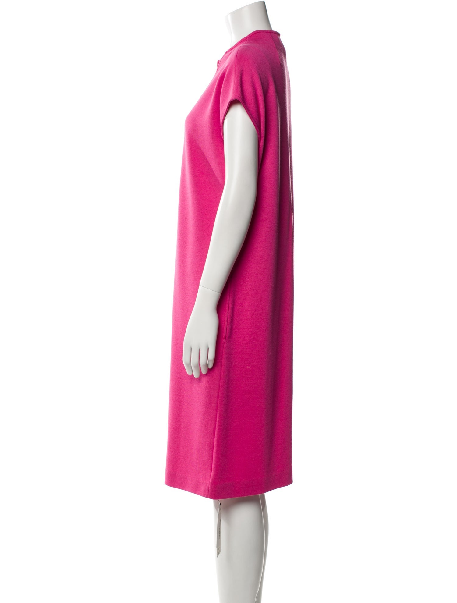 St. John Wool Knee-Length Dress