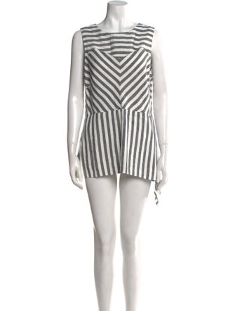 St. John Linen Mini Dress