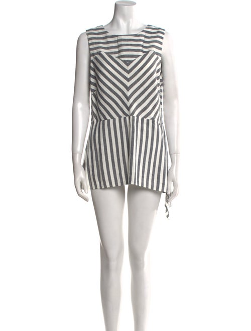 St. John Linen Mini Dress