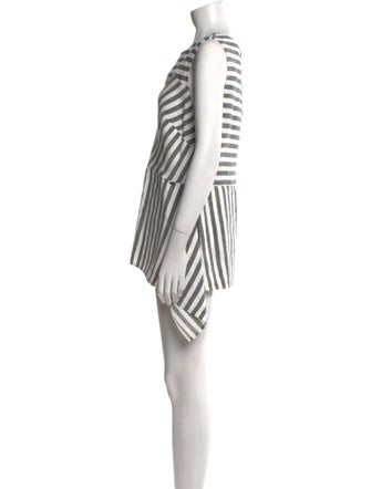 St. John Linen Mini Dress