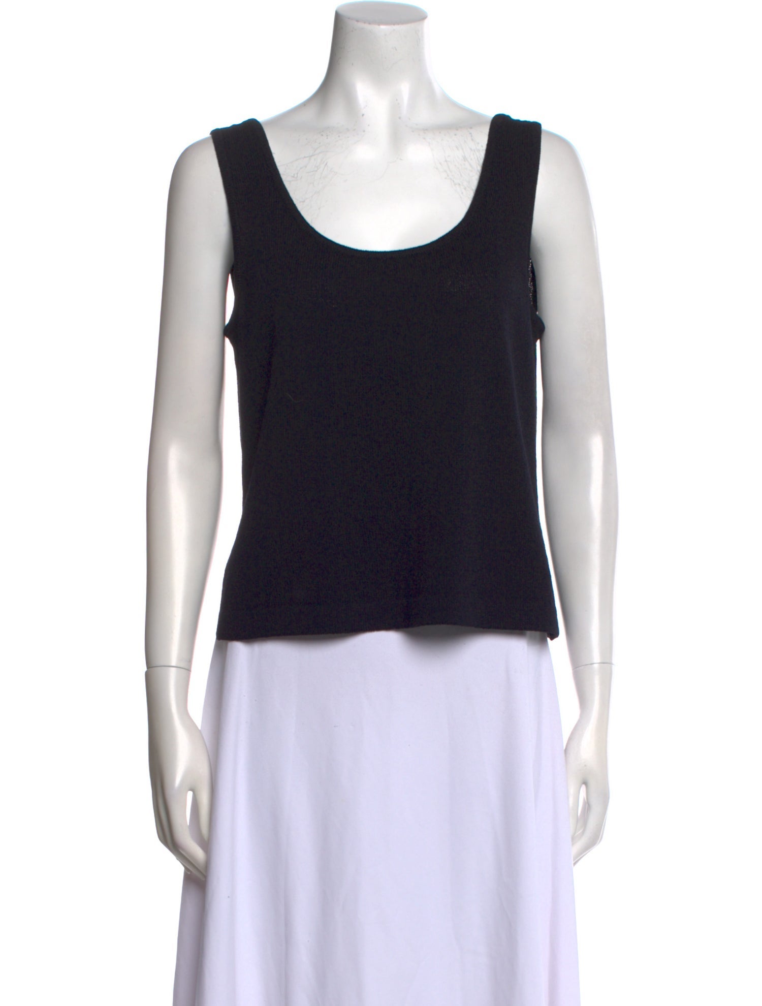 St. John Wool Scoop Neck Top