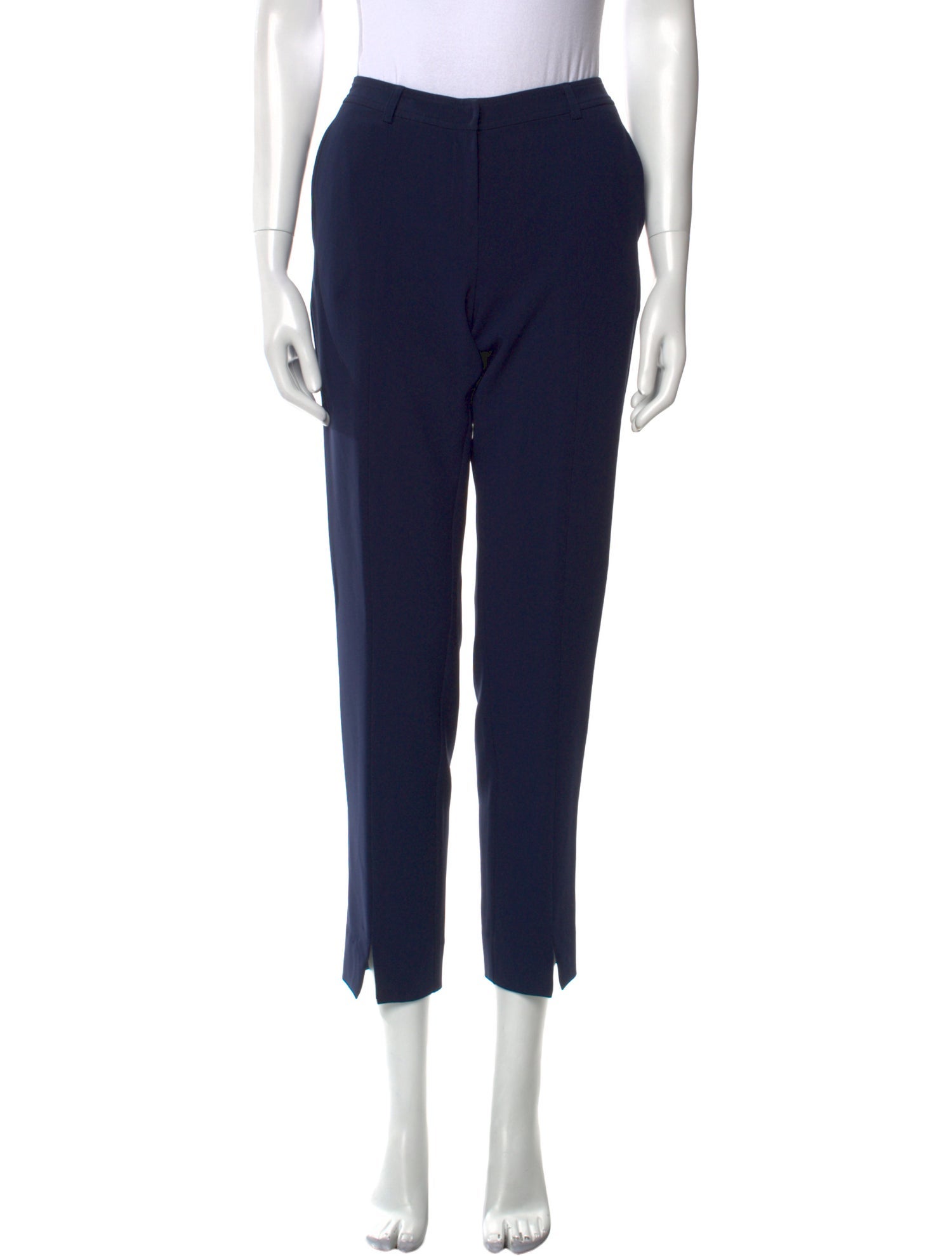 St. John Wool Straight Leg Pants
