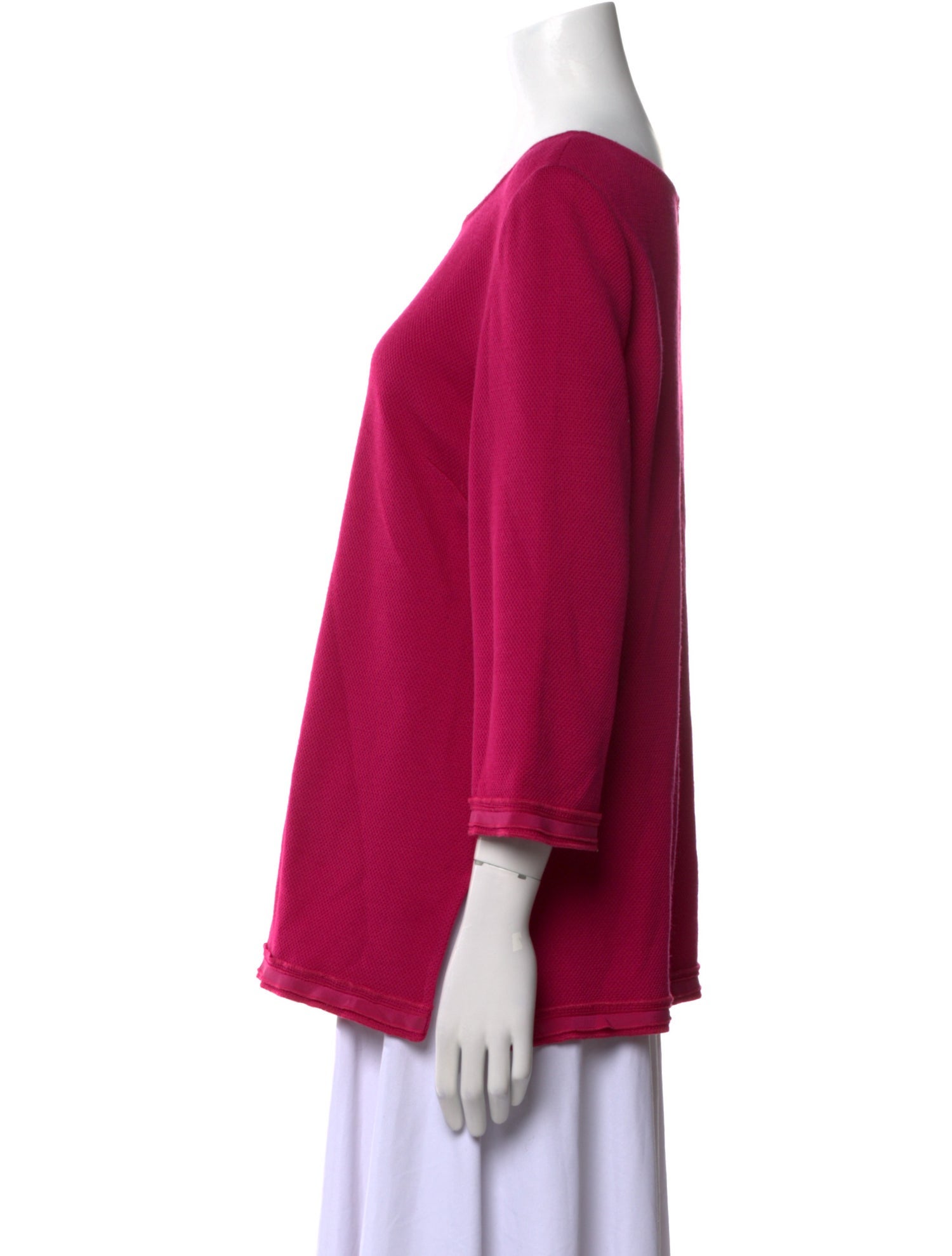 St. John Wool Scoop Neck Tunic