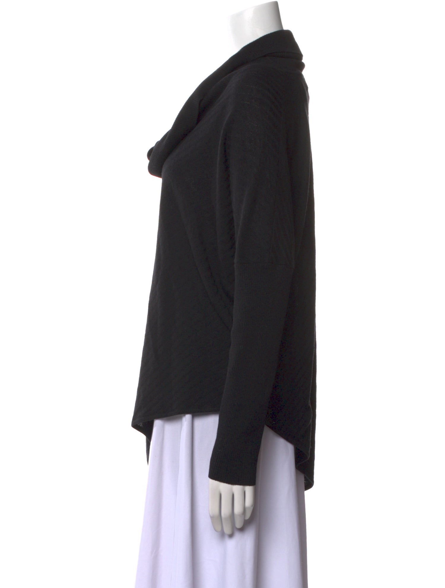 St. John Wool Cowl Neck Sweater