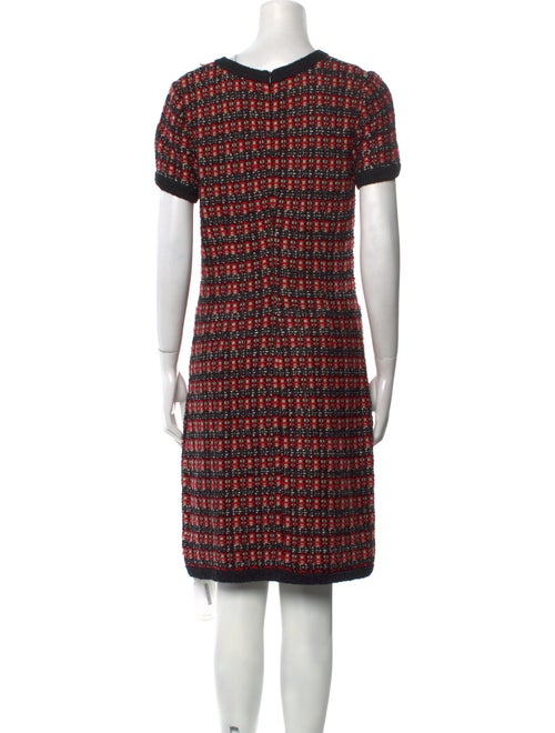 St. John Printed Knee-Length Dress