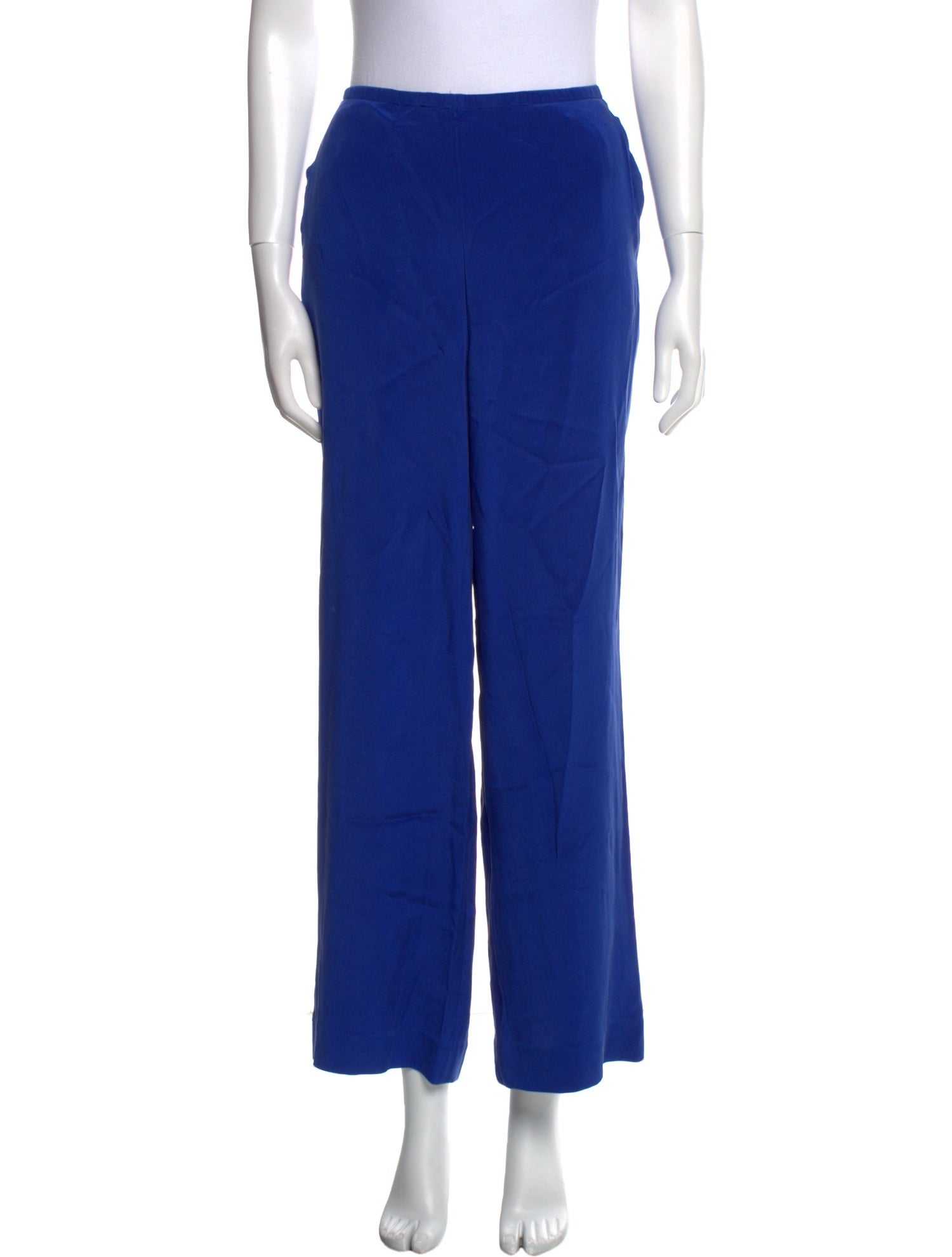 St. John Silk Wide Leg Pants