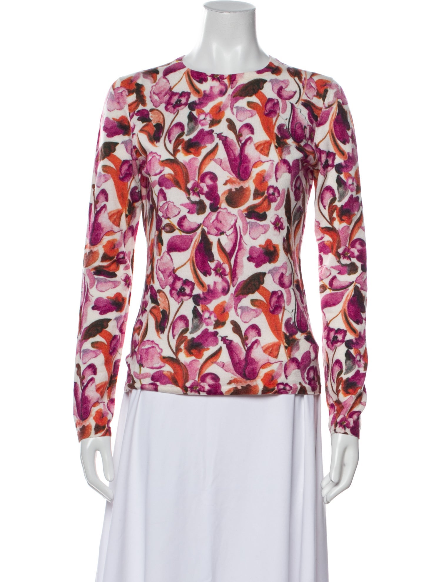 St. John Wool Printed Sweater w/ Tags