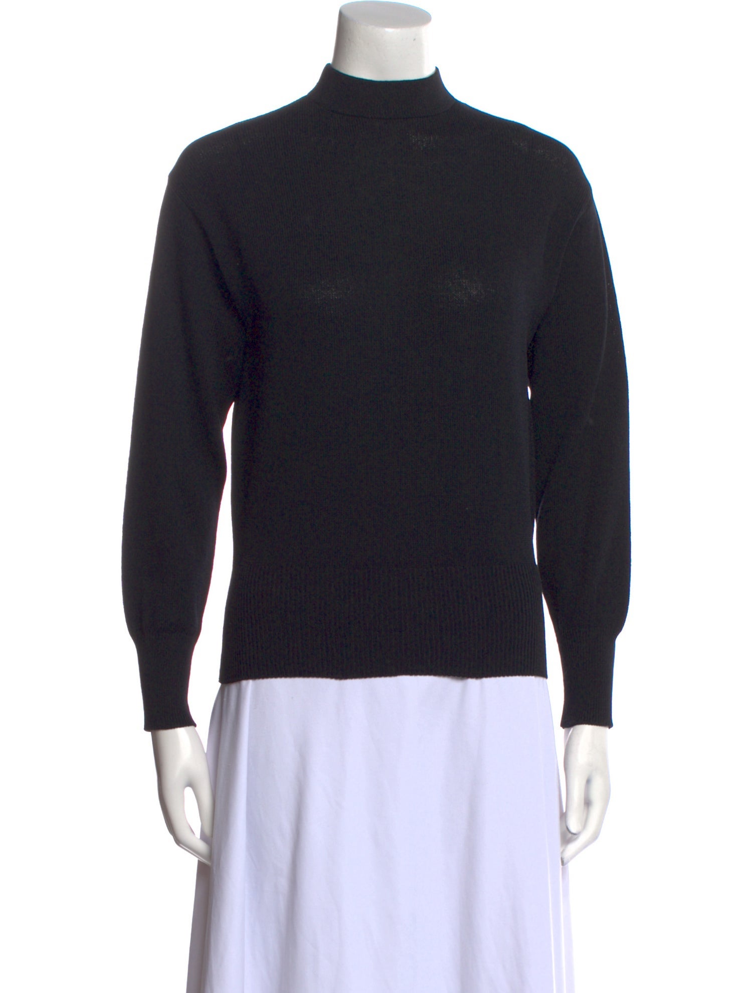 St. John Mock Neck Sweater