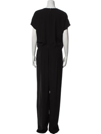 St. John Plunge Neckline Jumpsuit