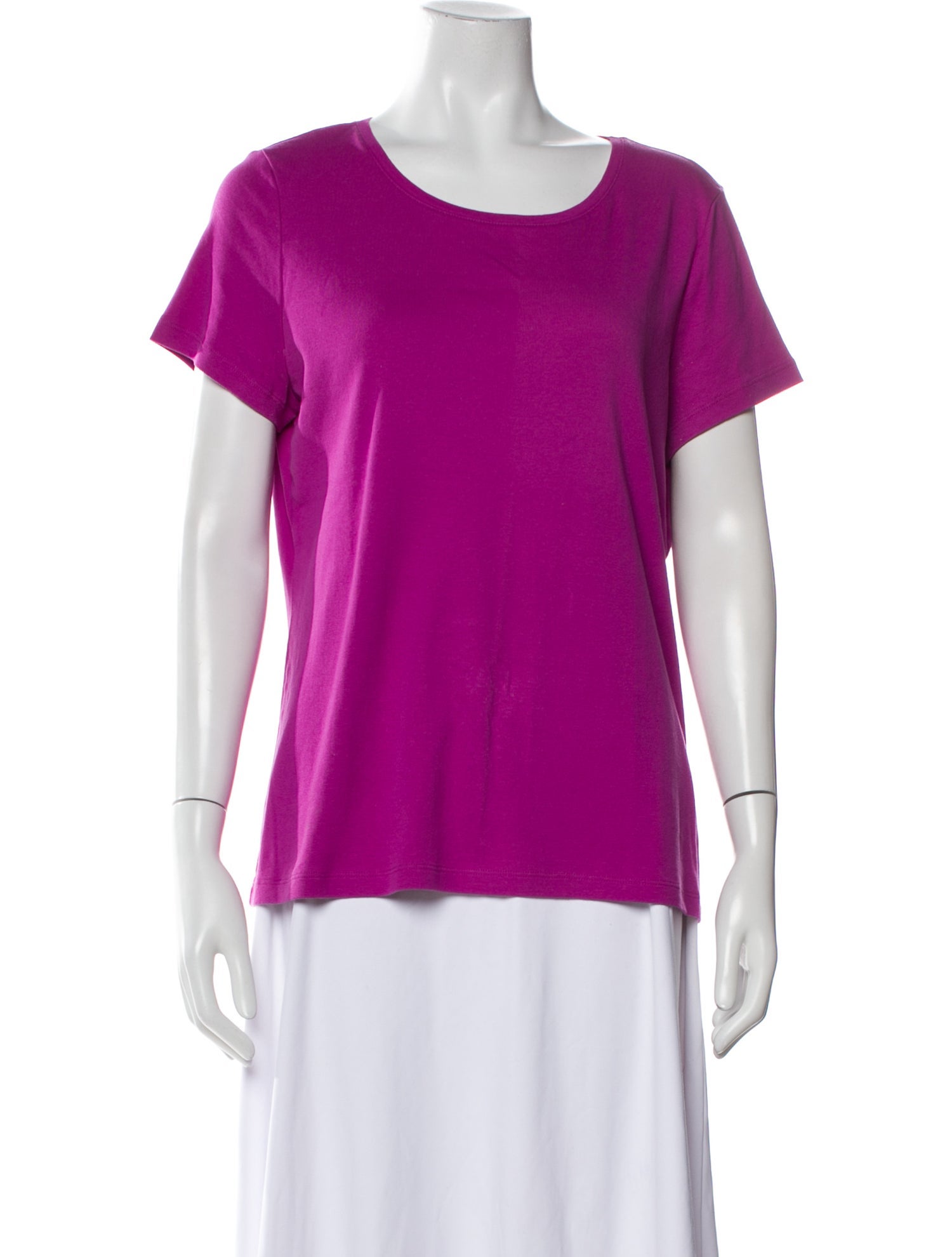 St. John Scoop Neck Short Sleeve T-Shirt