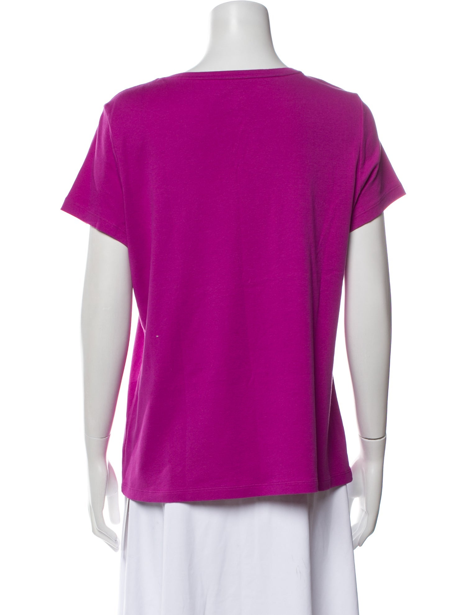 St. John Scoop Neck Short Sleeve T-Shirt