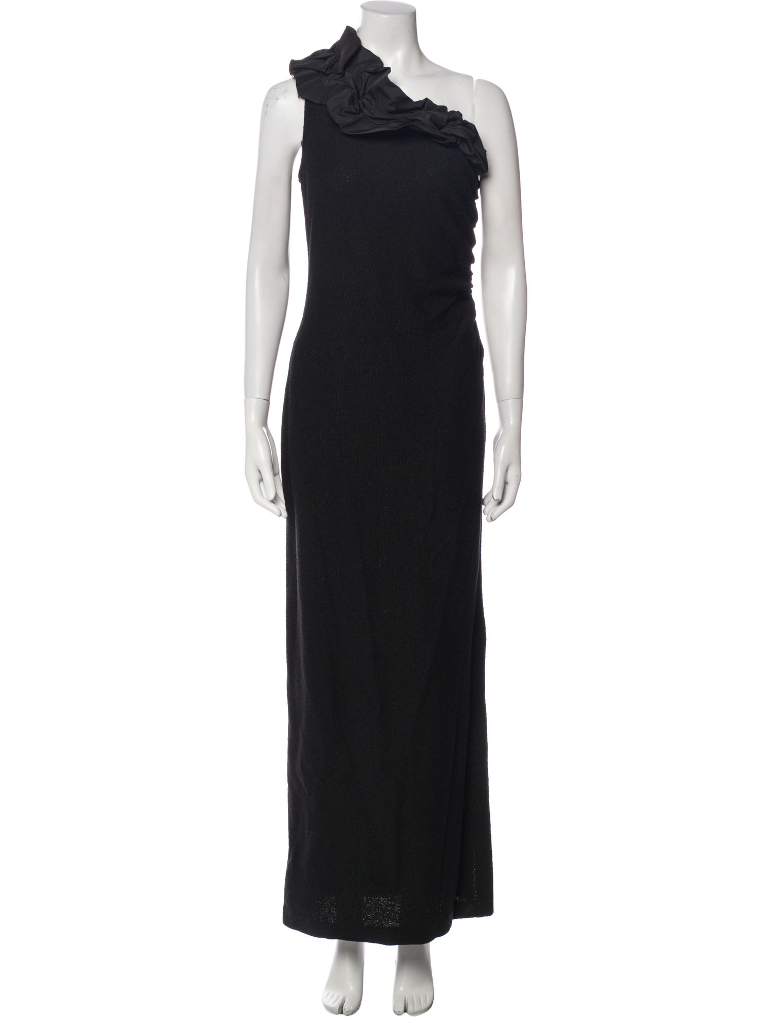 St. John One-Shoulder Long Dress