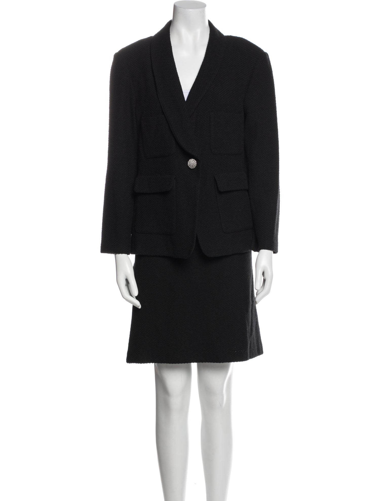 St. John Wool Skirt Set