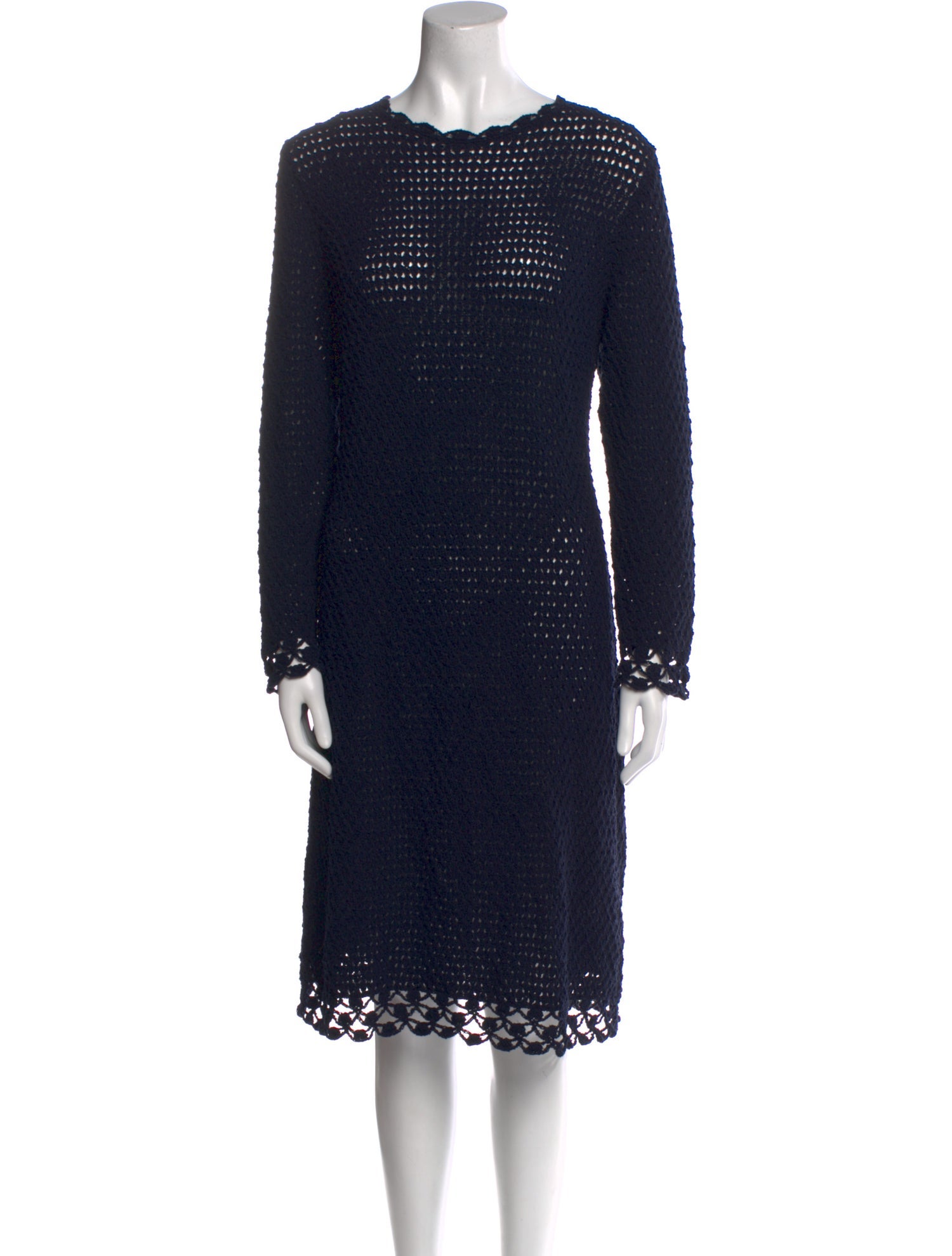 St. John Bateau Neckline Knee-Length Dress w/ Tags