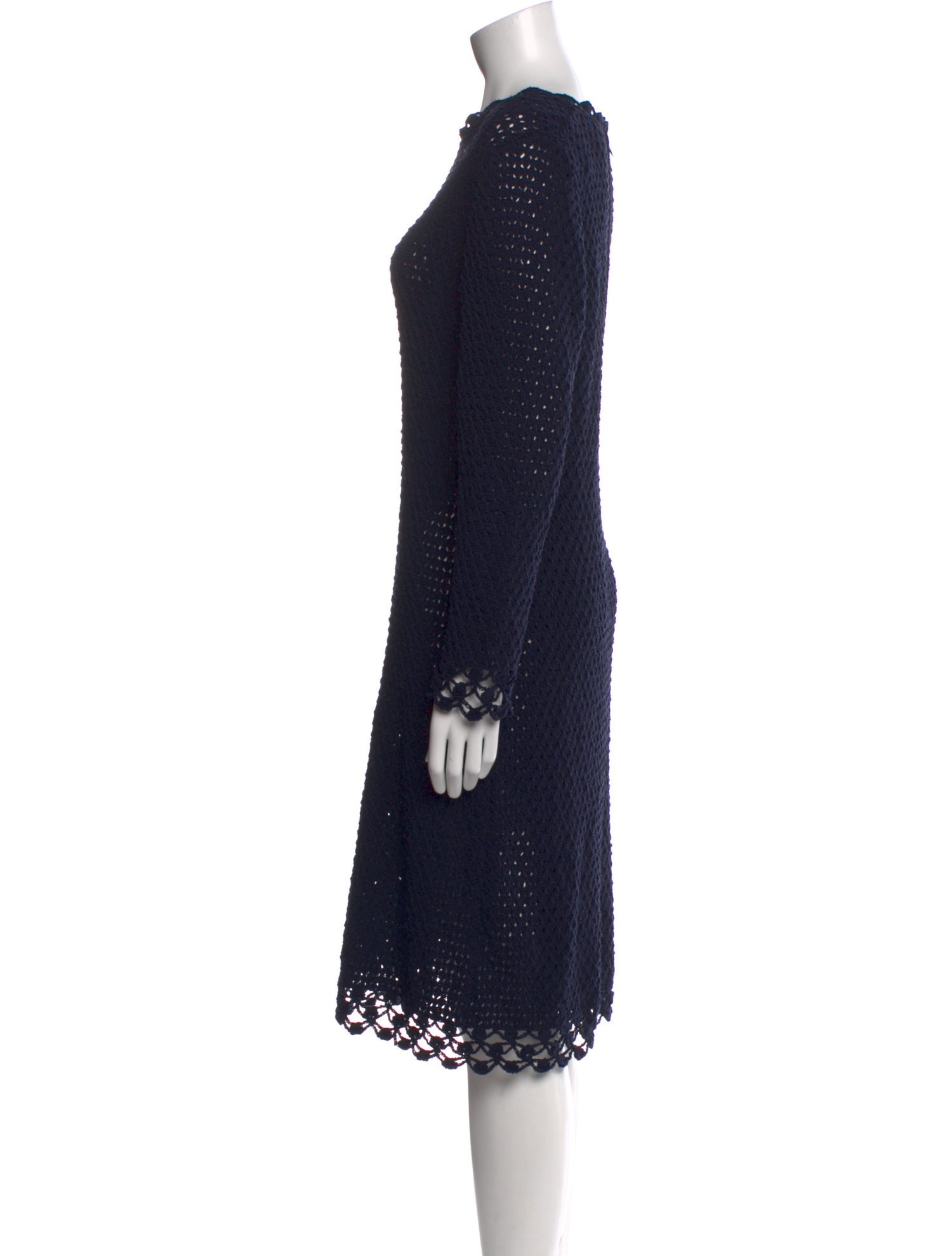 St. John Bateau Neckline Knee-Length Dress w/ Tags