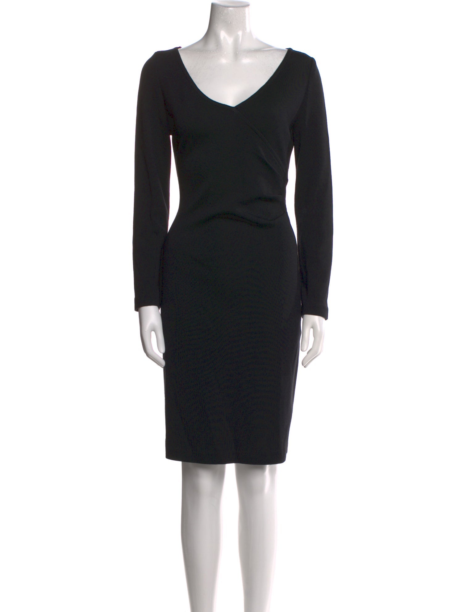 St. John Wool Knee-Length Dress