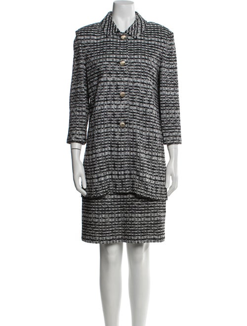 St. John Tweed Pattern Dress Set
