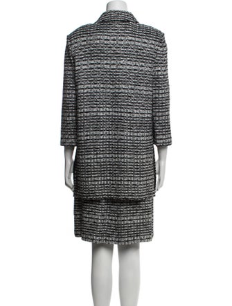 St. John Tweed Pattern Dress Set