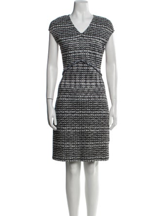 St. John Tweed Pattern Dress Set