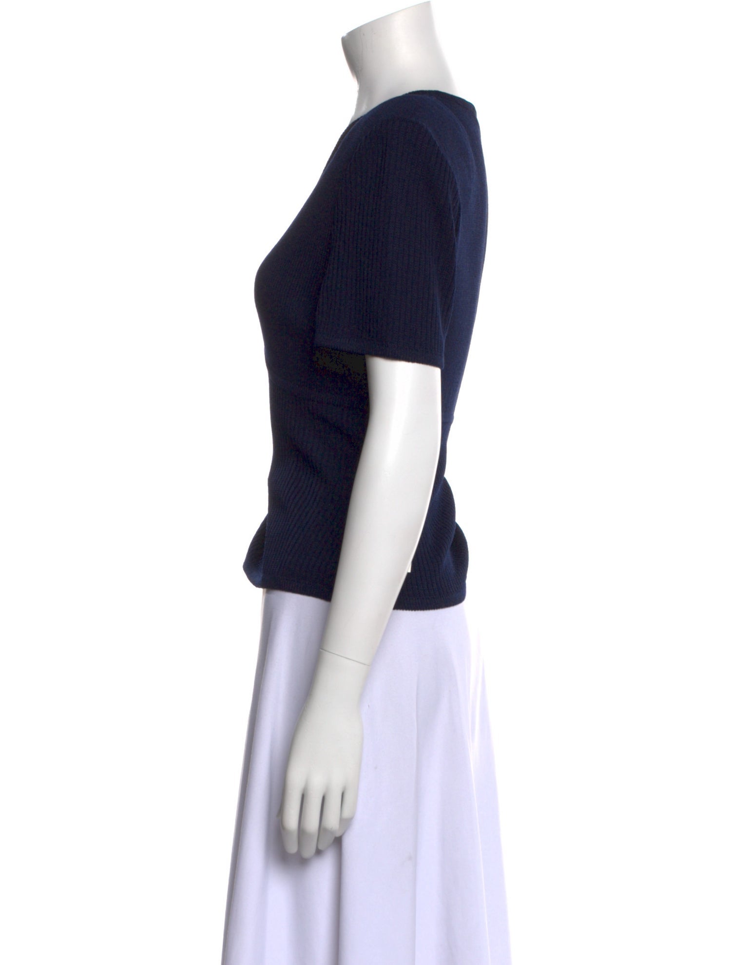 St. John V-Neck Short Sleeve Top w/ Tags
