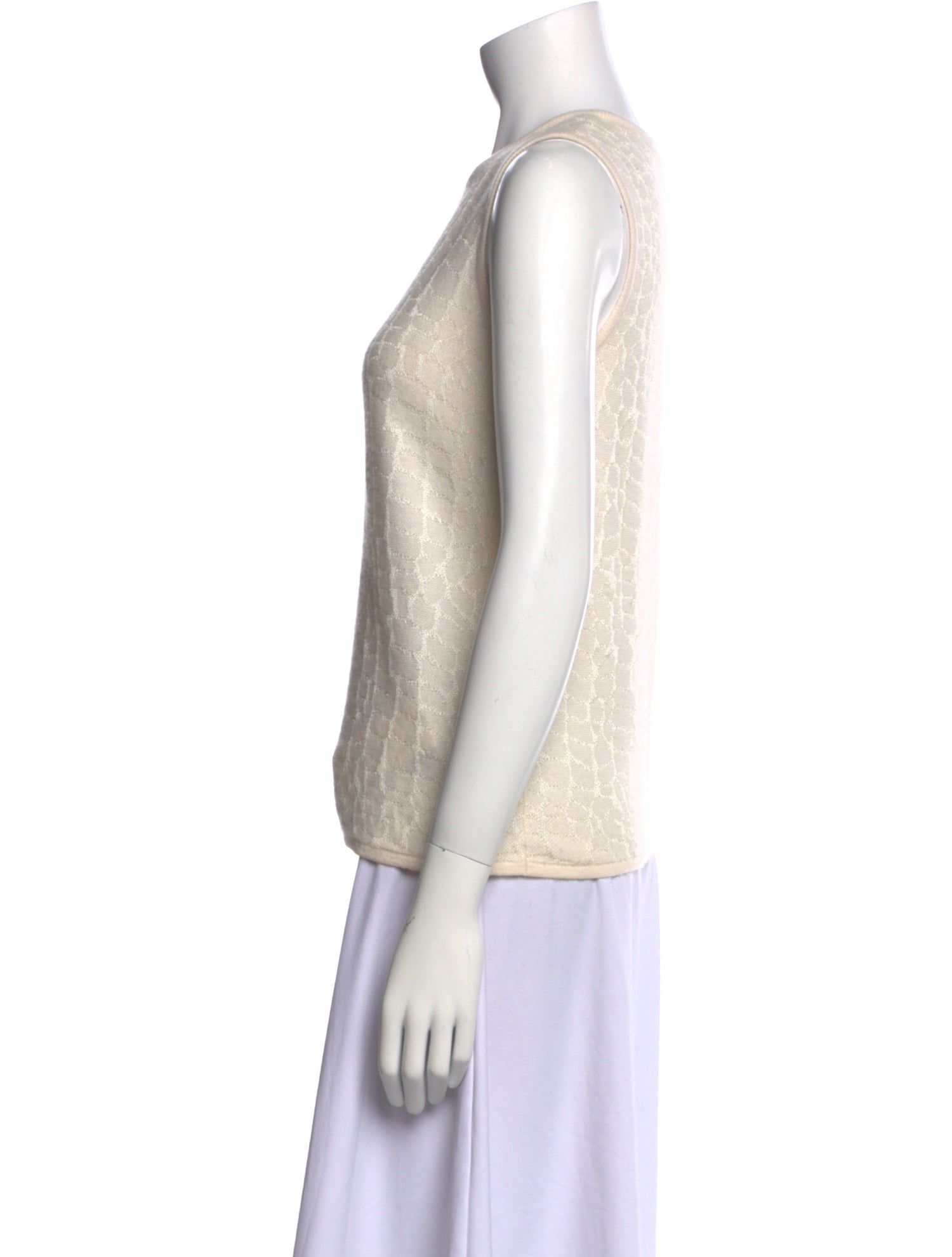 St. John Cashmere Crew Neck Top