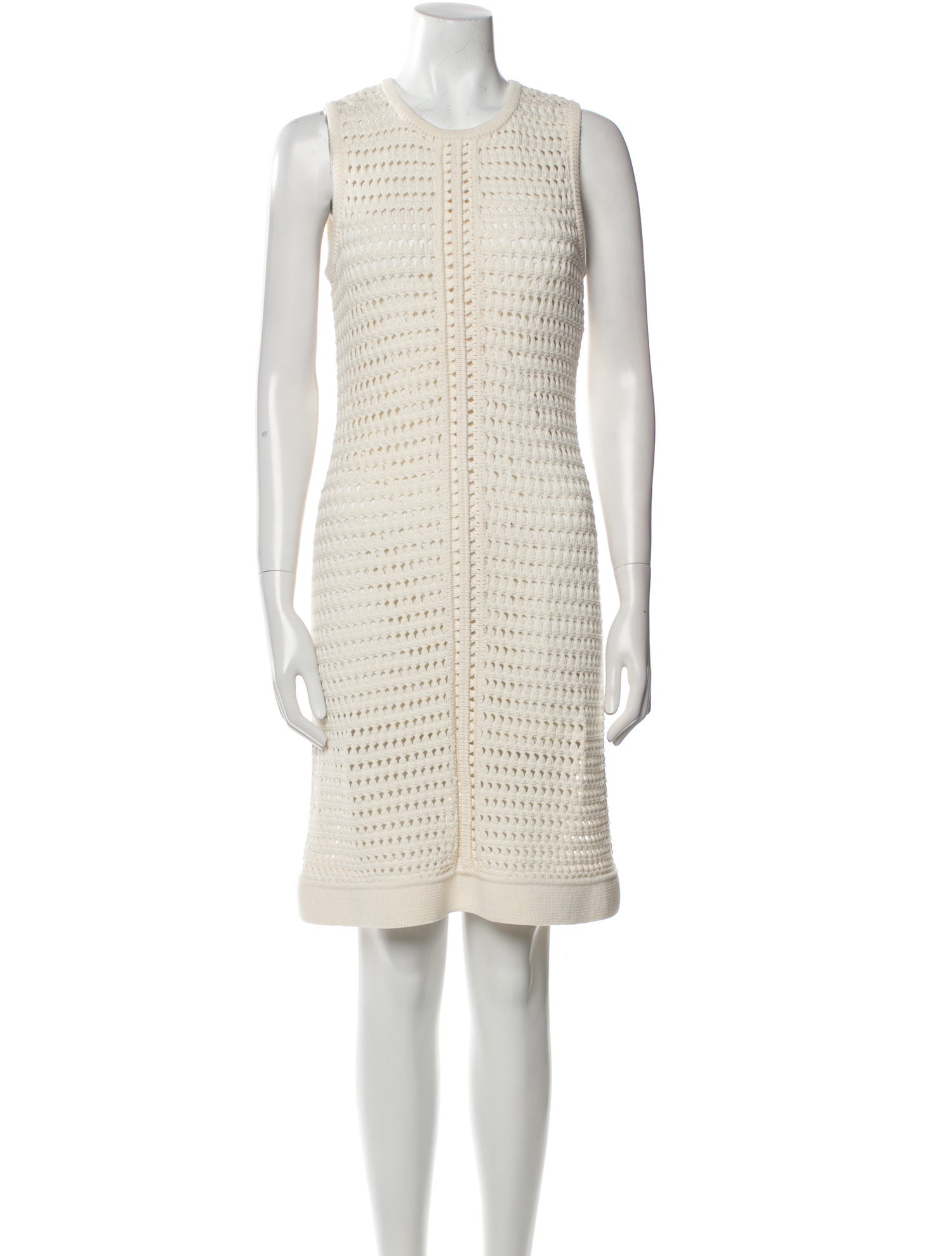 St. John Crew Neck Mini Dress