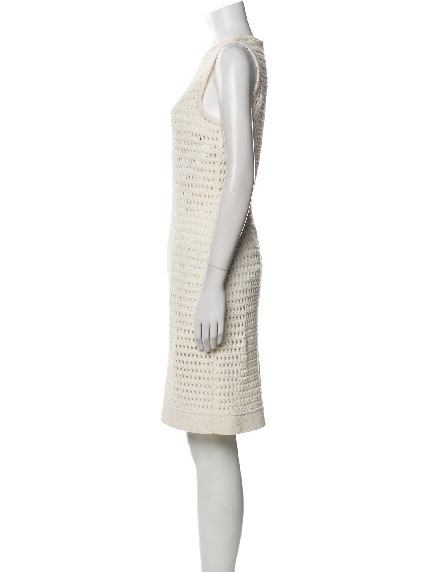 St. John Crew Neck Mini Dress