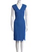 St. John Wool Midi Length Dress