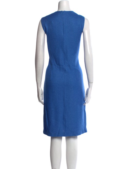 St. John Wool Midi Length Dress