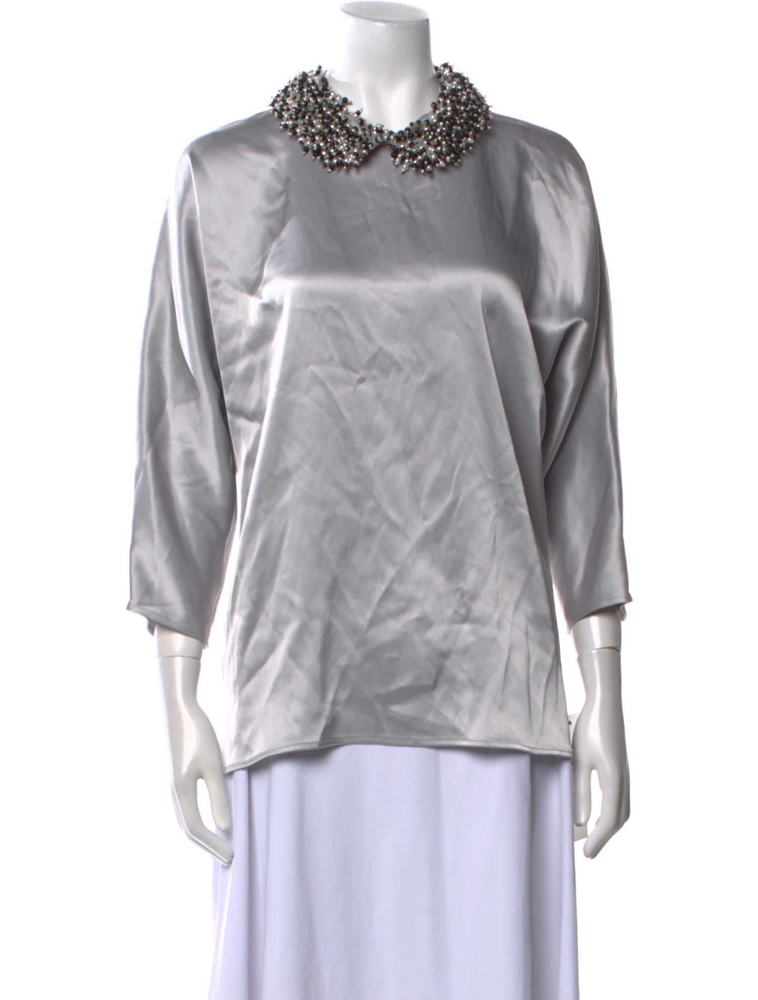 St. John Three-Quarter Sleeve Blouse