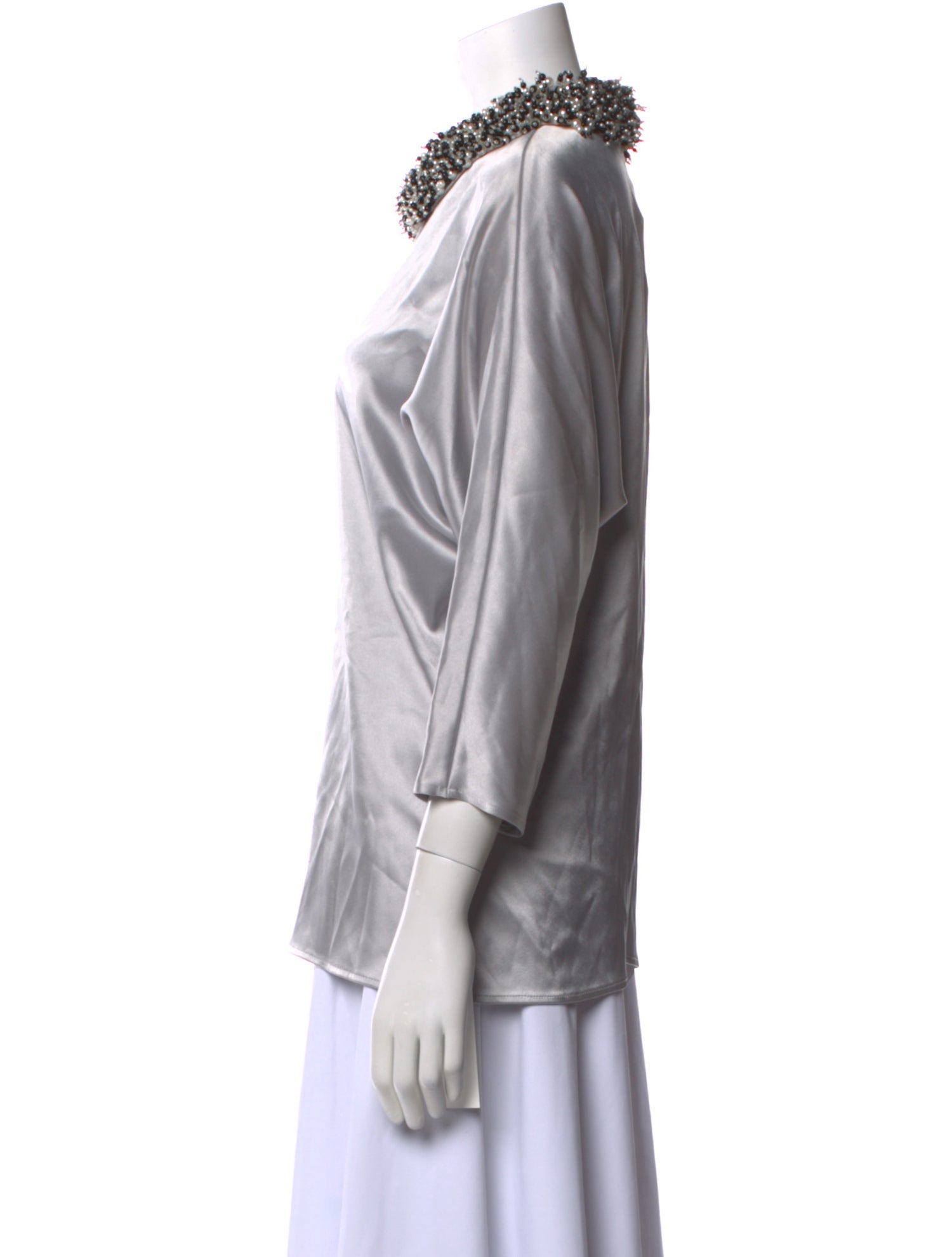 St. John Three-Quarter Sleeve Blouse